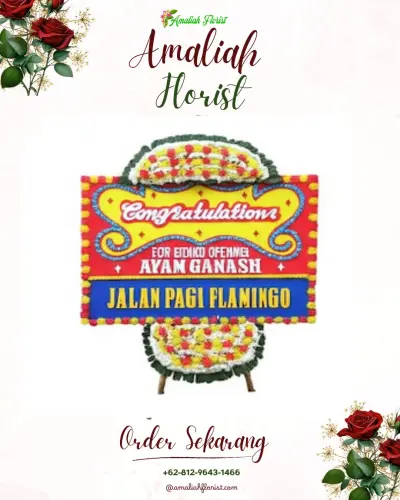 Bunga Papan Congratulation di Bangun Mulia